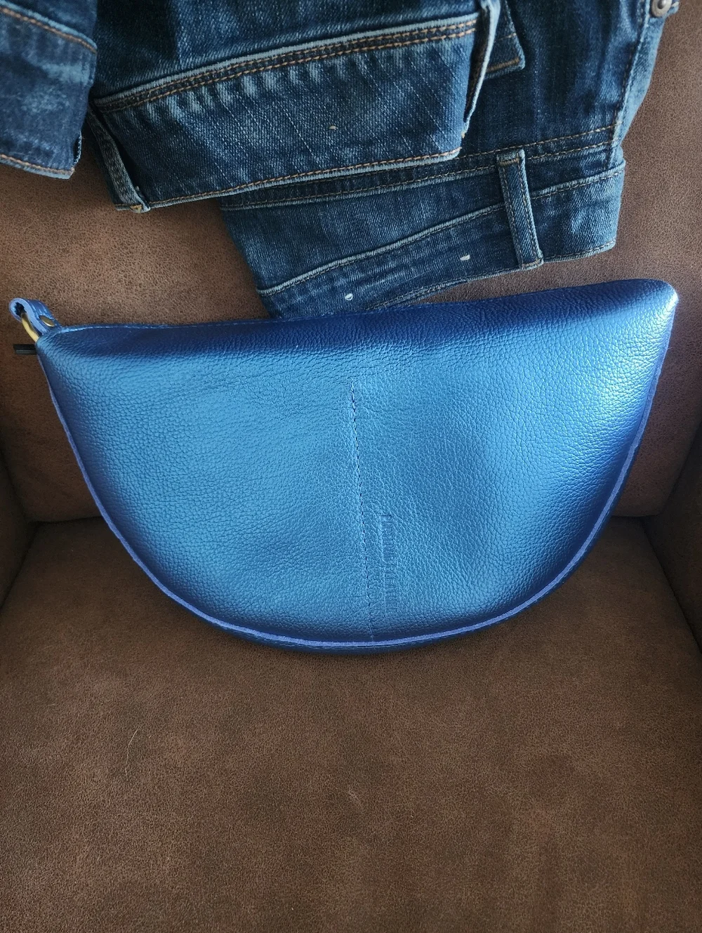 Portland Leather Goods Large Koala in Comet Blue 💙💎💙 - Picture 2 of 4